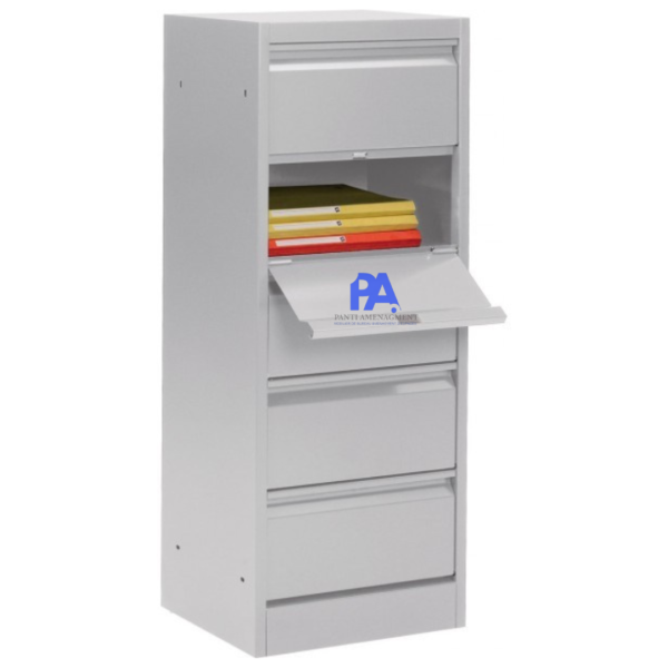Armoire métallique  a clapet 5 cases réf 29123