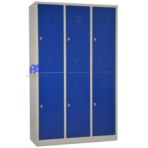 Vestiaire monobloc 6 portes Réf 88104