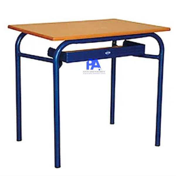 Table Scolaire Individuelle Avec Casier métallique réf 41887